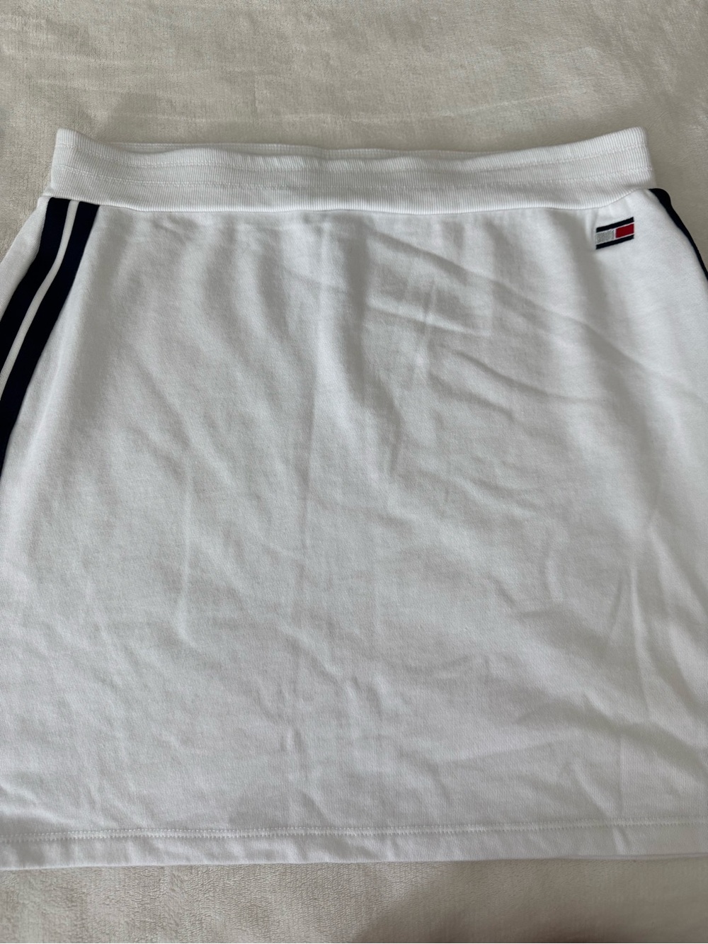 Tommy Hilfiger Women's Sport French Terry Skirt Color White Size Large E19